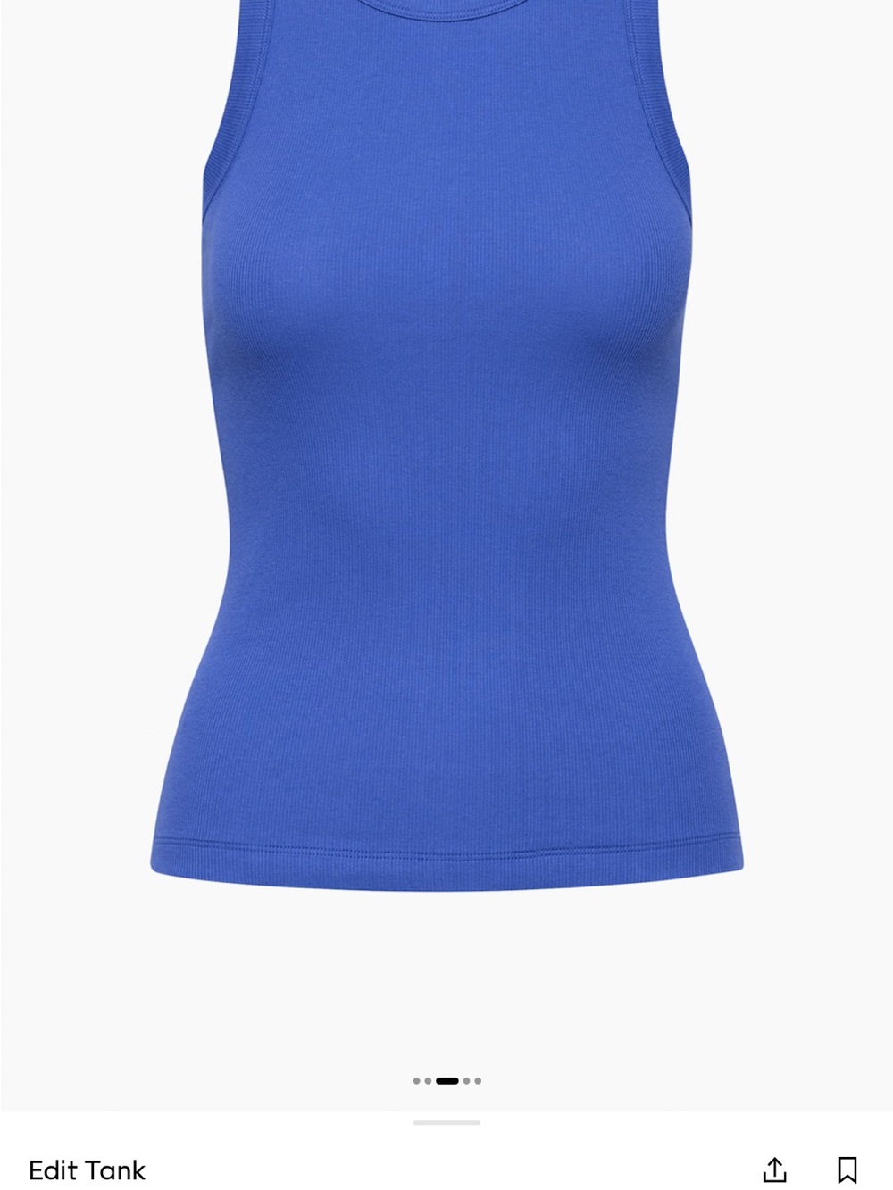 Aritzia Babaton Edit Tank in Jazz Blue